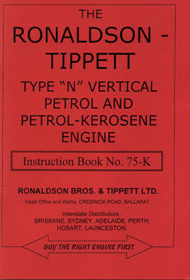 Ronaldson-Tippett Type N Vertical Engine (Manual)
