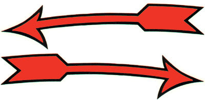 Arrows (Red) (Decal)