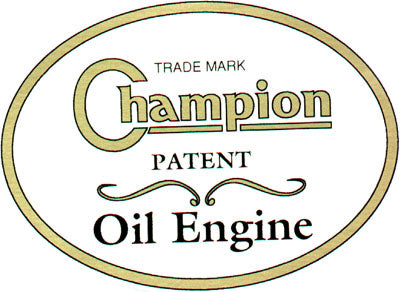 Champion 4.25" x 3" (Decal)