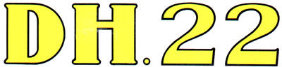 Howard DH.22 - 8" x 1.75" (Decal)