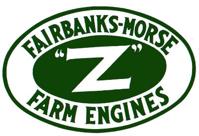 Fairbanks Morse (Green & White) 4" x 2.5" (Decal)