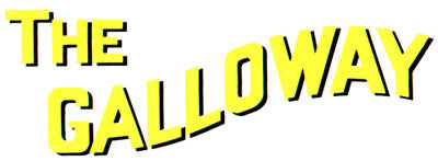 Galloway (Stepped Text) 10.5" x 4" (Decal)