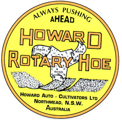 Howard Rotary Hoe 4.75" (Decal)