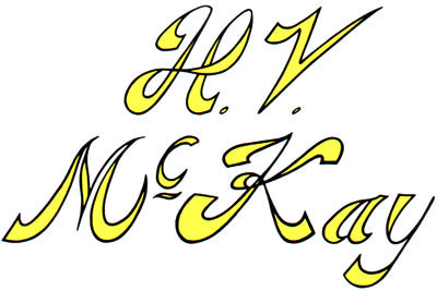 H.V. McKay 7" x 4.5" (Decal)