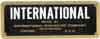 International 9.5" x 3.5" (Decal)