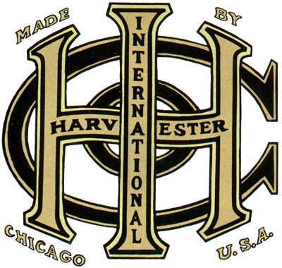 International Harvester Tom Thumb (Big Letters) 5.25" x 5" (Decal)