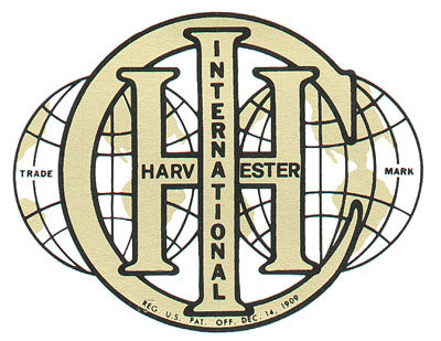 International Harvester (Gold Globe) 4.25" x 3.25" (Decal)