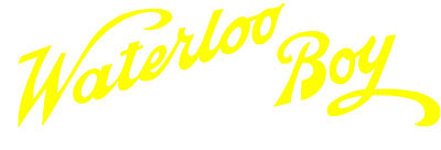 Waterloo Boy (Yellow Text) 8.5" x 3" (Decal)