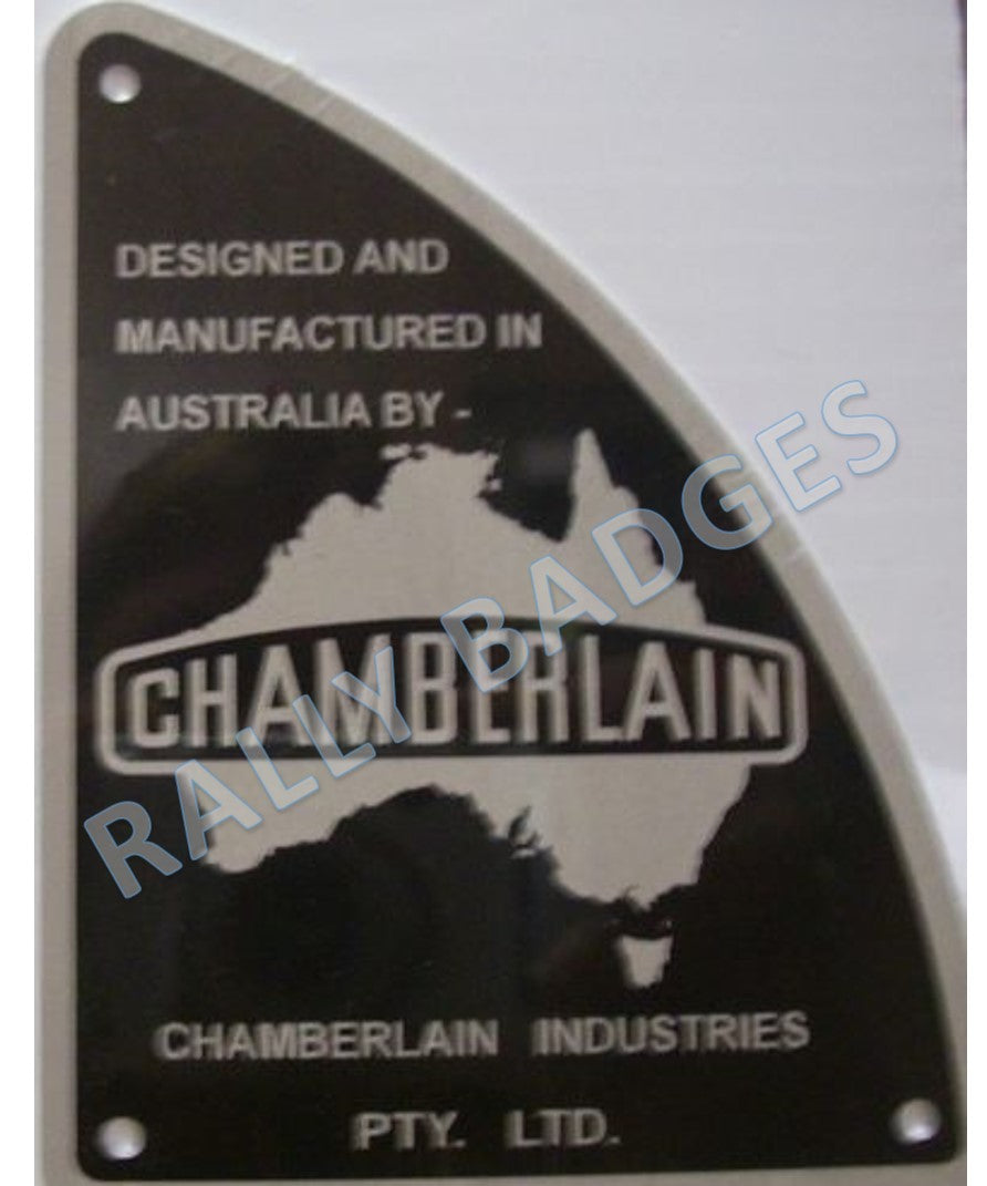 Chamberlain (Teardrop) (Nameplate)