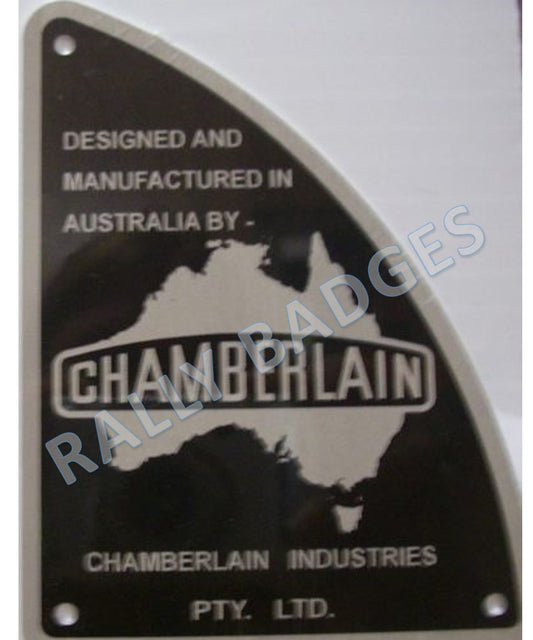 Chamberlain 9G (Teardrop) (Nameplate)