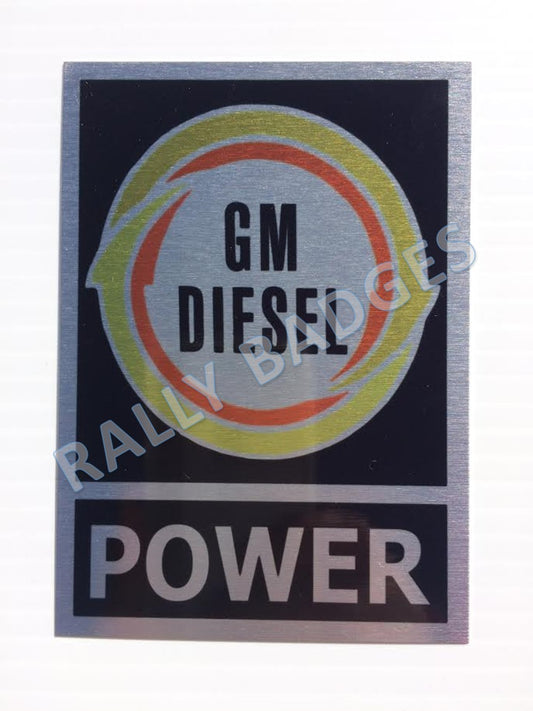 Chamberlain GM Diesel Power LATE Model (Nameplate)